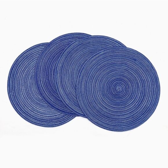 NWOT … SHACOS “Set Of 4” Braided Placemats - Picture 1 of 6